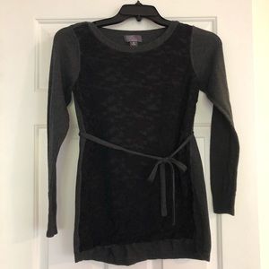 Motherhood Maternity Sweater with Lace - Small